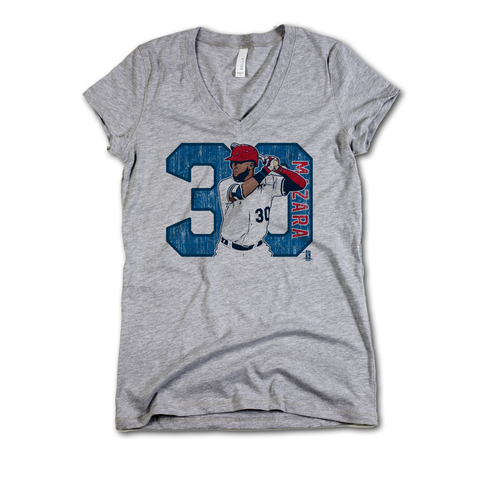 V-Neck Athletic Gray